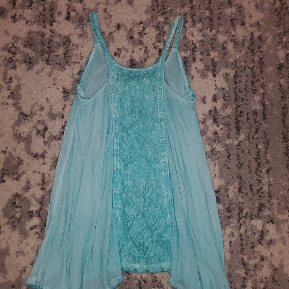 Anthropologie Teal Sleeveless || Small || EUC